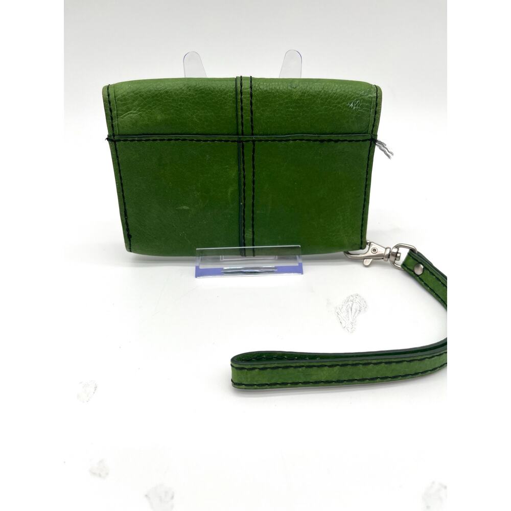 FOSSIL Vintage Y2K Trifold Wallet Wristlet, Green - Picture 6 of 6